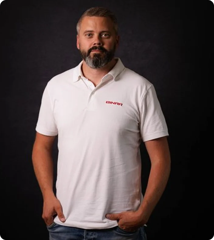 Man in white t-shirt